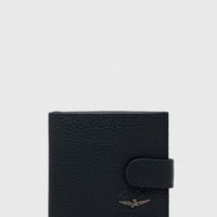 Aeronautica Militare portofel de piele barbati, culoarea albastru marin, Aeronautica Militare