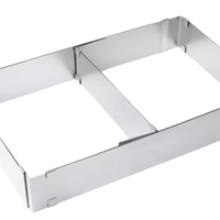 Forma dreptunghiulara pentru tort reglabila de 28 - 53 cm H-8CM, GAVE