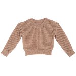 Pulover tricotat Chicco, roz, amestec lana, 64999