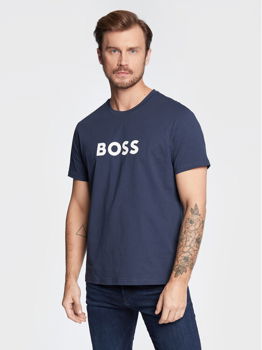Boss Tricou 50469289 Alb Relaxed Fit