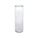 Borcan cu capac, model Cylindrical, din sticla, capacitate 600ml