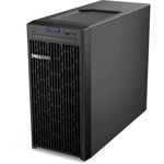 Server DELL PowerEdge T150, Tower 4U, Intel Xeon E-2314 4 C / 4 T, 2.8 GHz - 4.5 GHz, 8 MB cache, 65 W, 16 GB DDR4 ECC, 2 TB HDD, 4 x LFF, Fara sistem de operare