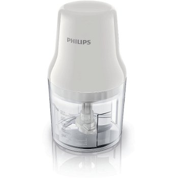 Tocator Philips Daily Collection HR1393 / 00, 450W, 700 ml, cutit din otel, alb, Philips