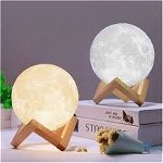 Lampa 3D In Forma De Luna Moon Lamp