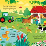 Usborne book and 3 jigsaws: farm, Usborne