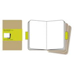 Moleskine Plain Cahier - Kraft Cover (3 Set), Paperback - ***