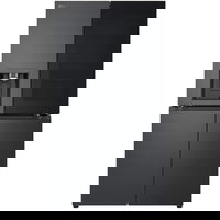 Side by side LG GMG960EVEE, 638 l, No Frost, Multi-Door, InstaView, Dozator UVnano, Clasa E, H 179 cm, Negru, LG