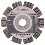 Disc diamantat Bosch Best for Concrete, 125mm, pentru beton armat