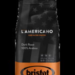 Bristot L`Americano Dark Roast 100% Arabica cafea boabe 1kg, Bristot