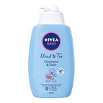 Sampon si spuma de baie Nivea Baby, 750 ml