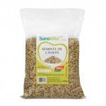 Seminte de canepa decorticate, 500 g, Sanovita