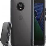 Ringke Protectie pentru spate Fusion Smoke Black pentru Moto G5 Plus (2017) + folie protectie Ringke