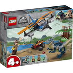 LEGO 75942 Jurassic World 4+ Velociraptor: Biplane Rescue Mission Dino Toys for Preschool Kids