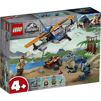 LEGO Jurassic World - Velociraptor: misiunea de salvare cu biplanul 75942