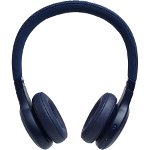 Casti JBL Live 400BT, Bluetooth, On-ear, Microfon, albastru