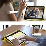 Husa Tech-Protect Smartcase Pen compatibila cu iPad 10.9 inch 2022 Yellow, TECH-PROTECT