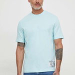 Armani Exchange tricou din bumbac barbati, cu imprimeu, Armani Exchange