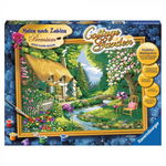 Set Pictura pe Numere Ravensburger - Casuta din Gradina