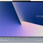 Ultrabook ASUS 13.9'' ZenBook S13 UX392FA, FHD, Procesor Intel® Core™ i5-8265U (6M Cache, up to 3.90 GHz), 8GB, 512GB SSD, GMA UHD 620, Win 10 Home, Utopia Blue