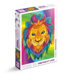 Puzzle Abstract Lion - Puzzle adulți 1000 piese, 