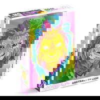 Puzzle Abstract Lion - Puzzle adulți 1000 piese, 