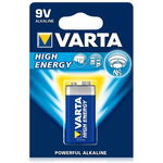 Baterie 9V, alcalina, VARTA High Energy