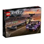 LEGO Speed Champions - Mopar Dodge//SRT Top Fuel Dragster si Dodge Challenger T/A 197 76904, 627 piese