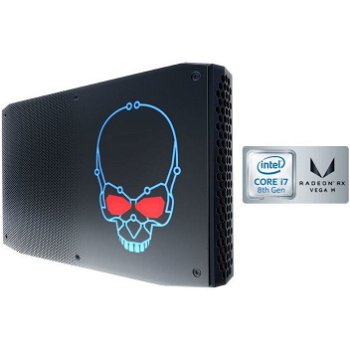 Mini Sistem PC Intel (NUC) Next Unit of Computing NUC8i7HNK2, Core i7-8705G 3.1GHz, 2x DDR4 SO-DIMM 32GB max, Radeon™ RX Vega M GL, 2x M.2 SSD