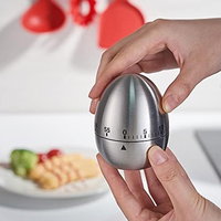 Temporizator Pufo Moderno din inox pentru bucatarie, 7.5 cm, Pufo