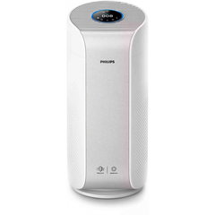 Purificator de aer Philips AC3055/50, 58 W, filtru HEPA si carbon activ, 4 niveluri de turatie, Alb