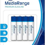 Baterie MediaRange Premium Alkaline Micro AAA, 4 buc, MediaRange