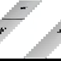 Frigider cu doua usi Beko B5RDNE504LDM, 477 L, HarvestFresh, AeroFlow, Everfresh+, No Frost, Slim tank water dispenser, Display, Clasa E H 186.5 cm, Glossy Grey