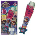 Microfon muzical Sofia I sau Frozen cu melodii si amplificator de voce