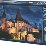 D-Toys Puzzle 1000 Romania, Castelul Corvinilor noaptea, D-Toys