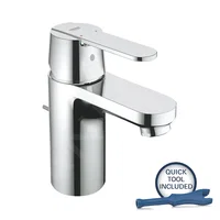 Baterie lavoar GROHE Get 32883000, marimea S, metal, argintiu