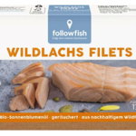 File de somon salbatic in ulei de floarea soarelui,170g- Followfish, Followfish