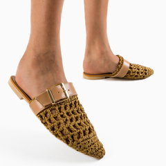 Papuci dama Beachy Bej, Wow Shoes
