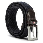 Curea pentru Bărbați Tommy Hilfiger New Adan Belt 3.5Cm AM0AM02801 Negru, Tommy Hilfiger