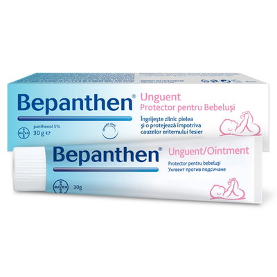 Unguent pentru iritatiile de scutec Bepanthen, 30g, Bayer, BAYER