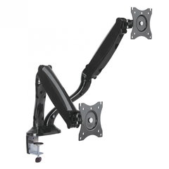 Suport birou logilink pentru 2 monitoare bp0041, 13"-27", maxim 6 kg x 2, negru