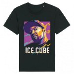 Tricou Barbati Negru "Ice Cube" Engros