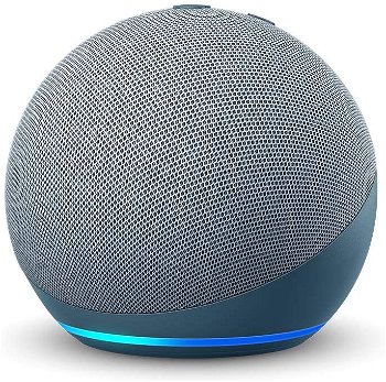 Boxa smart Amazon Echo Dot 4, Control Voce Alexa, Wi-Fi, Bluetooth, Negru