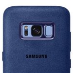 Husa Capac spate Alcantara Albastru SAMSUNG Galaxy S8
