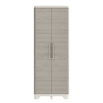 Dulap cu 3 polite 9767000, Keter Wood Grain, polipropilena, bej, 68 x 39 x 182 cm, Keter