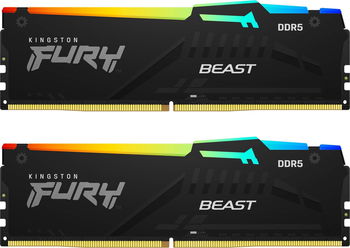 Memorie Kingston FURY Beast RGB 32GB DDR5 6400MHz CL32 Dual Channel Kit