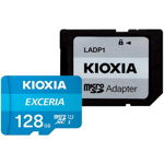 Card de memorie Exceria M203 128GB MicroSDXC Clasa 10 UHS-I U1, Kioxia