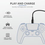 GXT 226 Play & Charge Cable 3m pentru PS5, TRUST