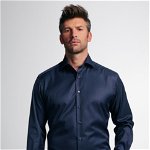 Camasa COVER bleumarine, modern fit, pentru barbati, 100% bumbac, maneca lunga, model 8817 19 X18K Eterna, Eterna