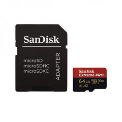 Card de Memorie 64GB Clasa 10 + Adaptor SD, Sandisk