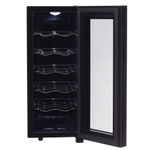 Vitrina frigrorifica de vin Camry CR 8068, 50W, Digital, 12 Sticle, 33 L, 12-18°C, Negru, Camry